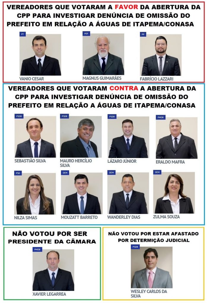 Como foi a votação da CPP